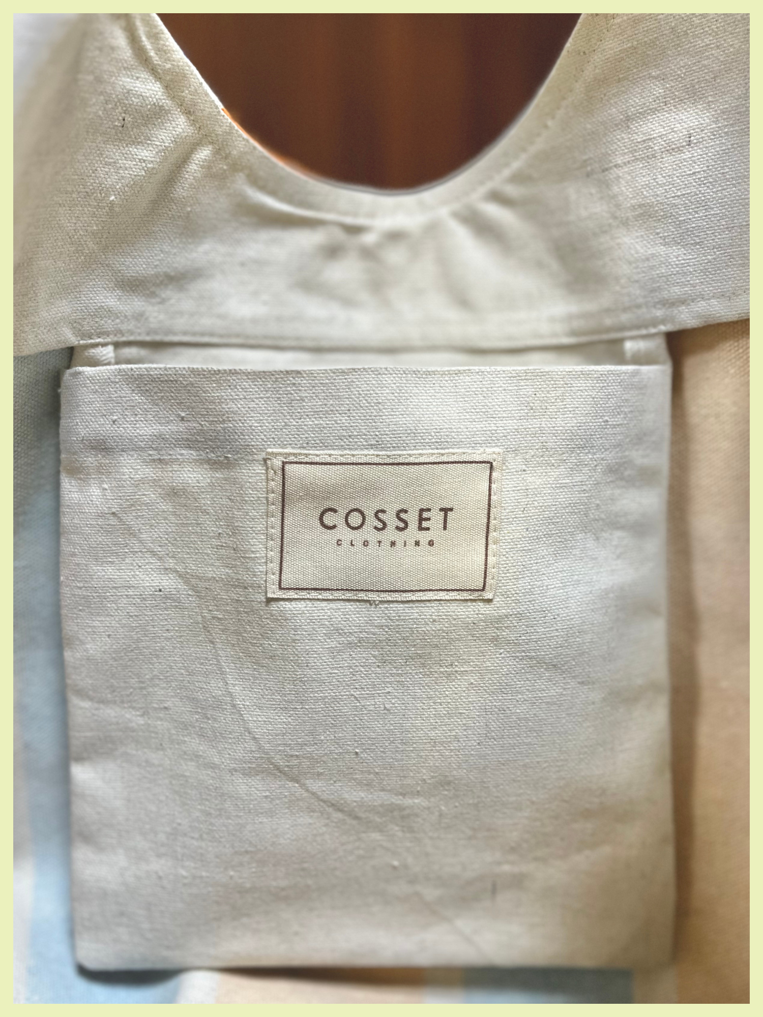 Canvas Tote Bag in Marshmallow Swirl