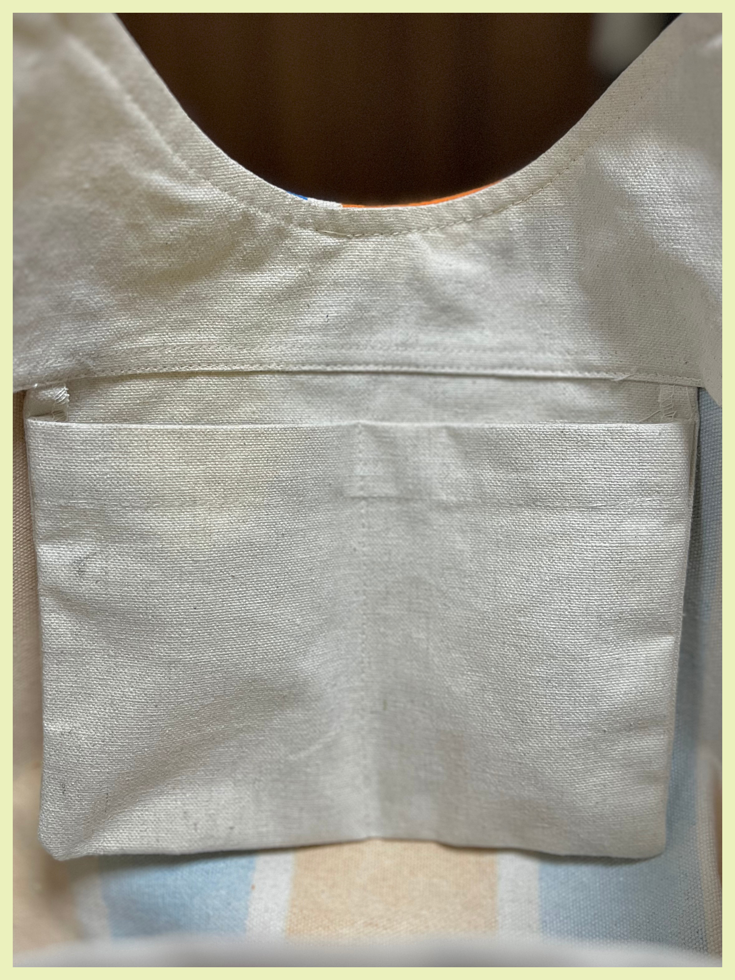 Canvas Tote Bag in Marshmallow Swirl