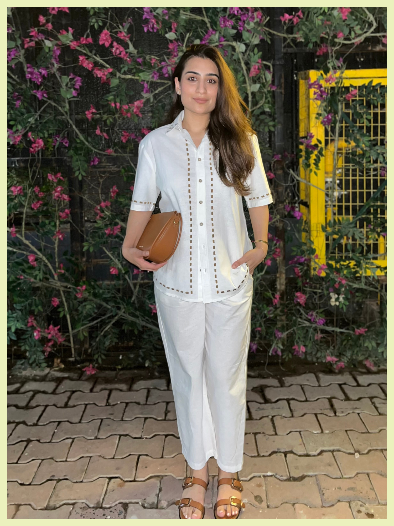 Escape Linen Shirt in Vanilla