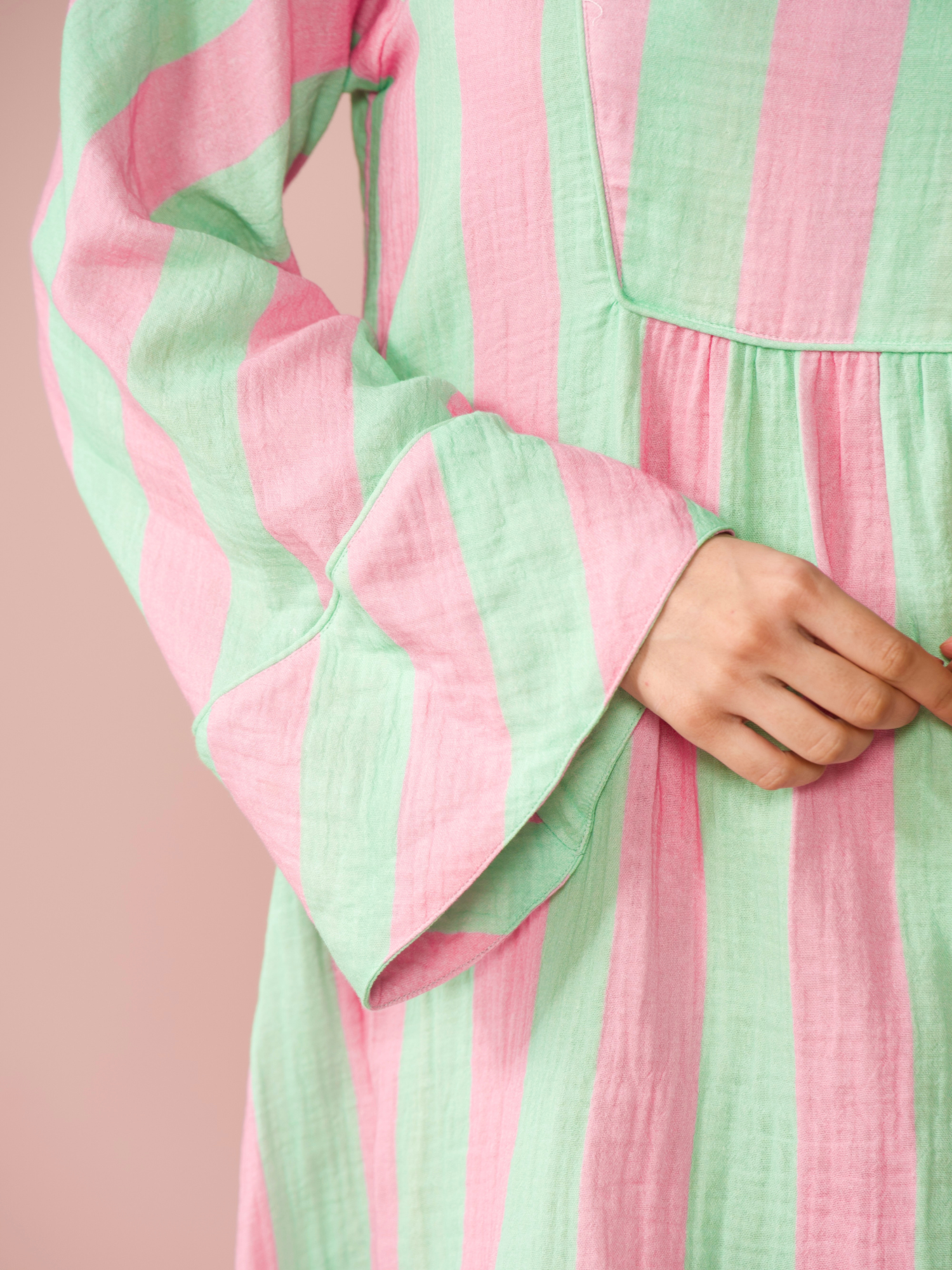 Gelato Cotton Striped Dress
