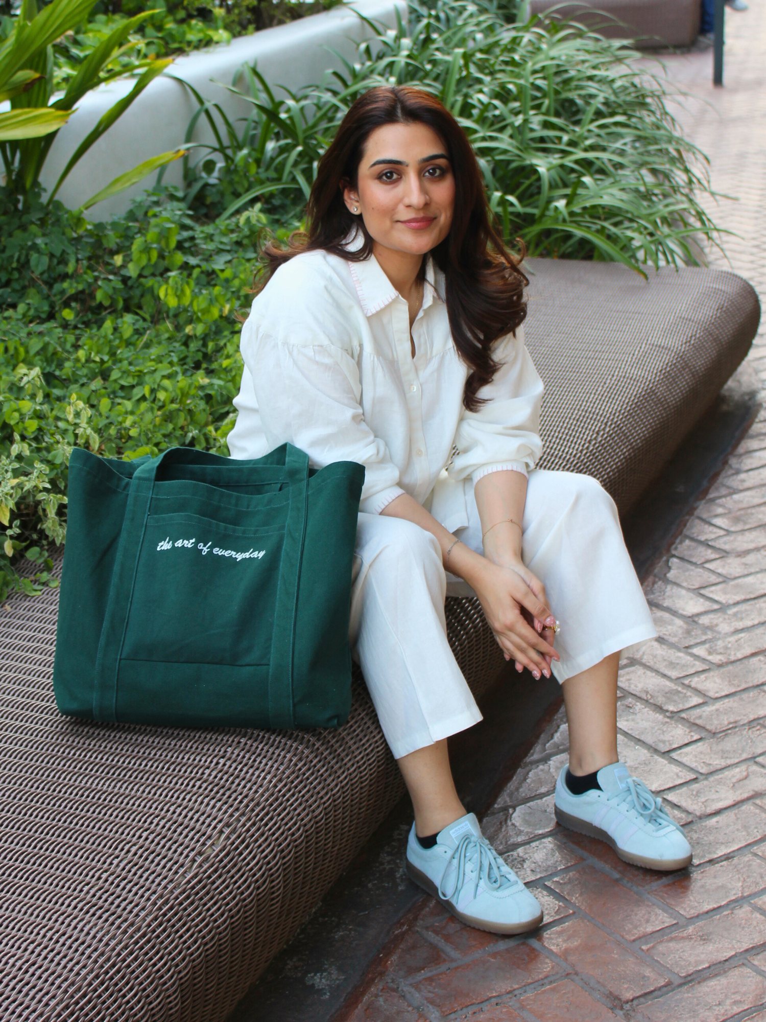 Premium Linen Co-ord Set in Vanilla