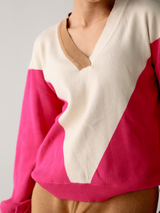 Carrie Woolen V Neck Knitted Sweater