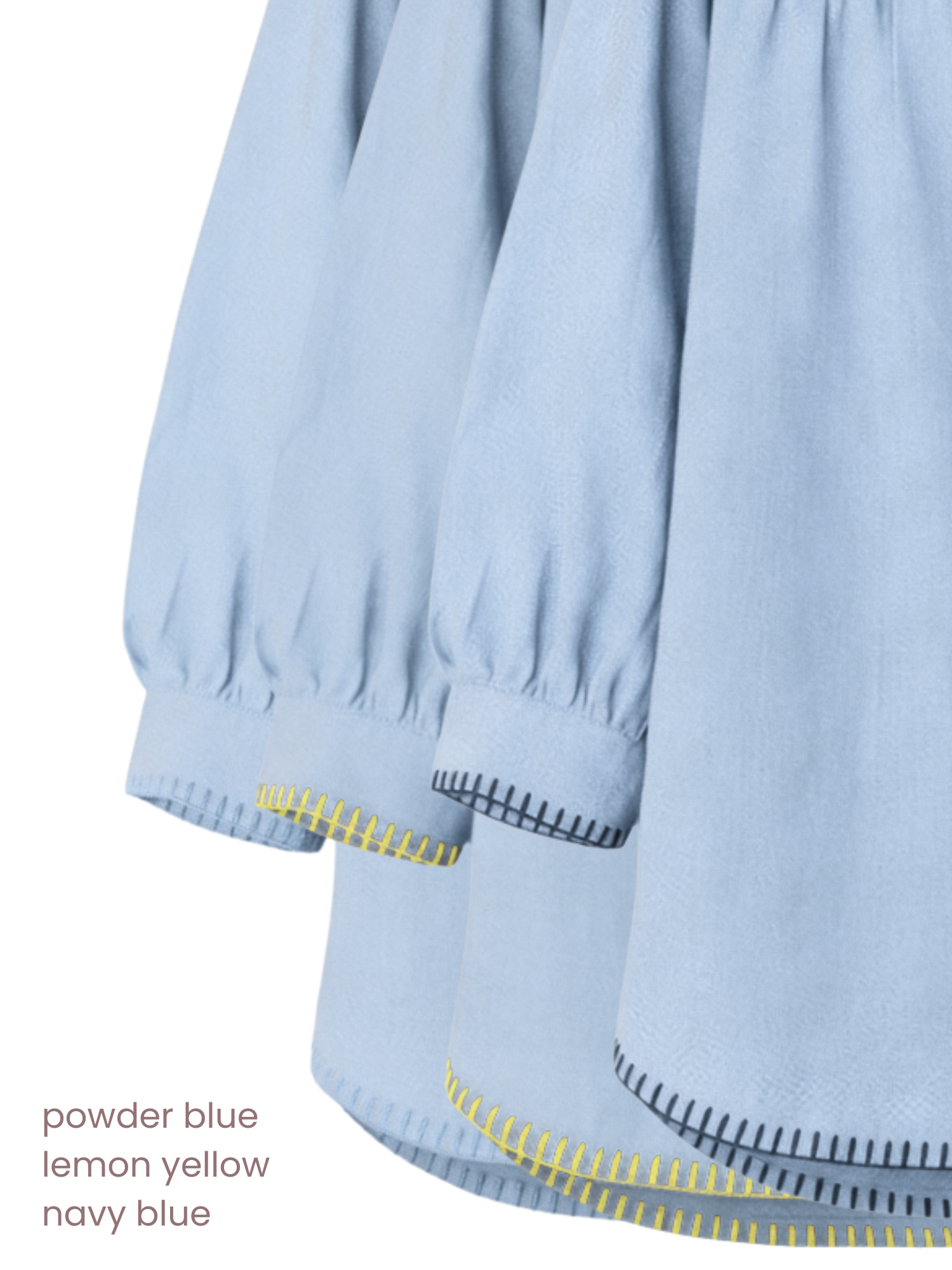 Custom Premium Linen Co-ord Set in Powder Blue