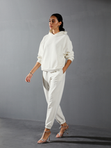 Midweight Pure Cotton Jogger in Vanilla