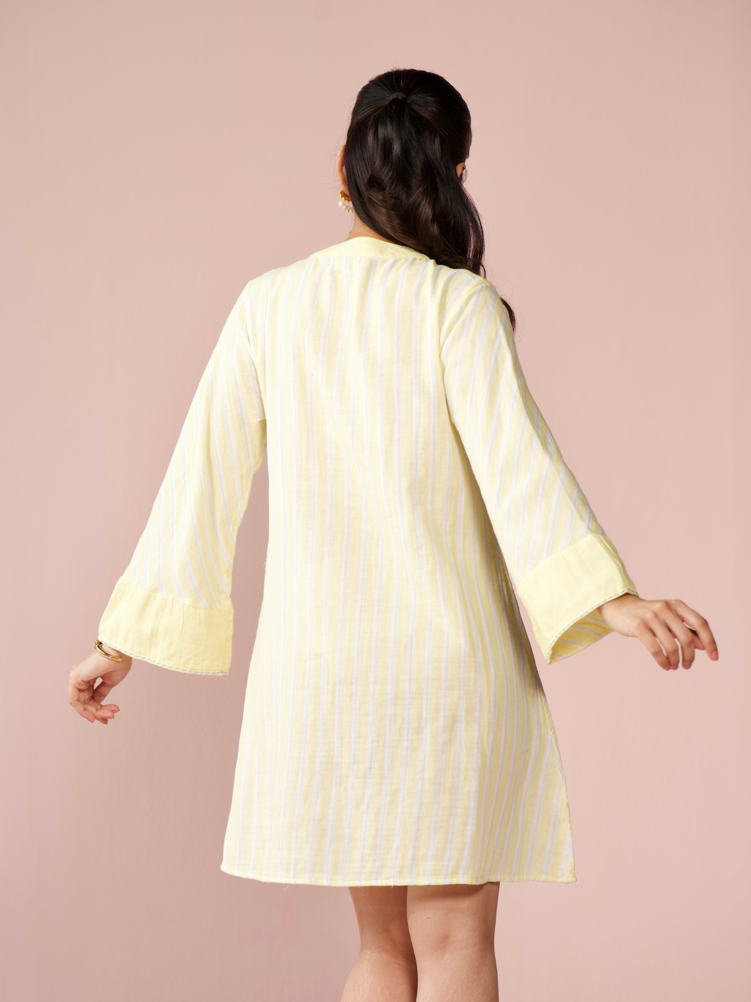 Limoncello Cotton Striped Dress