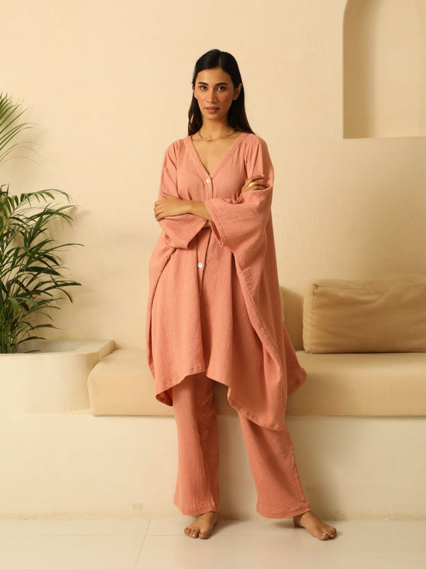 Kaftaan Shirt  in Rose