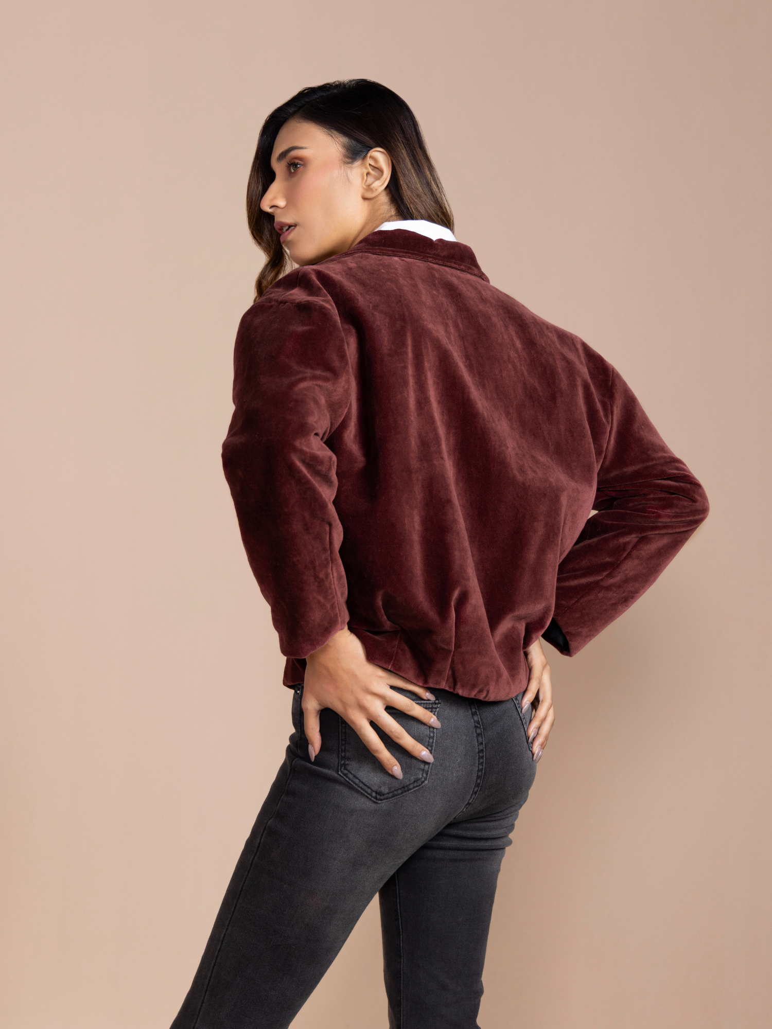 Velvet bomber for christmas