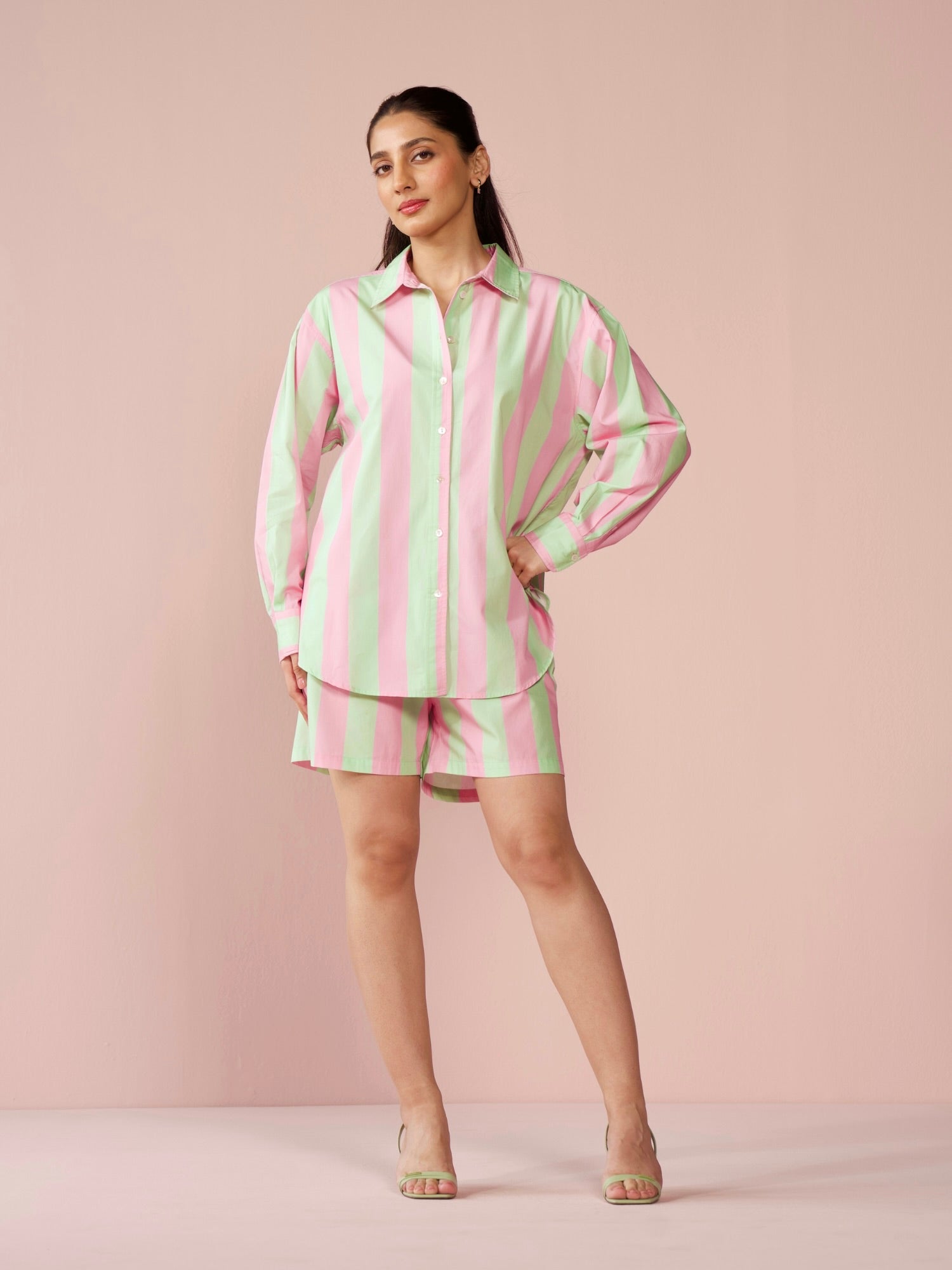 Gelato Poplin Striped Shirt