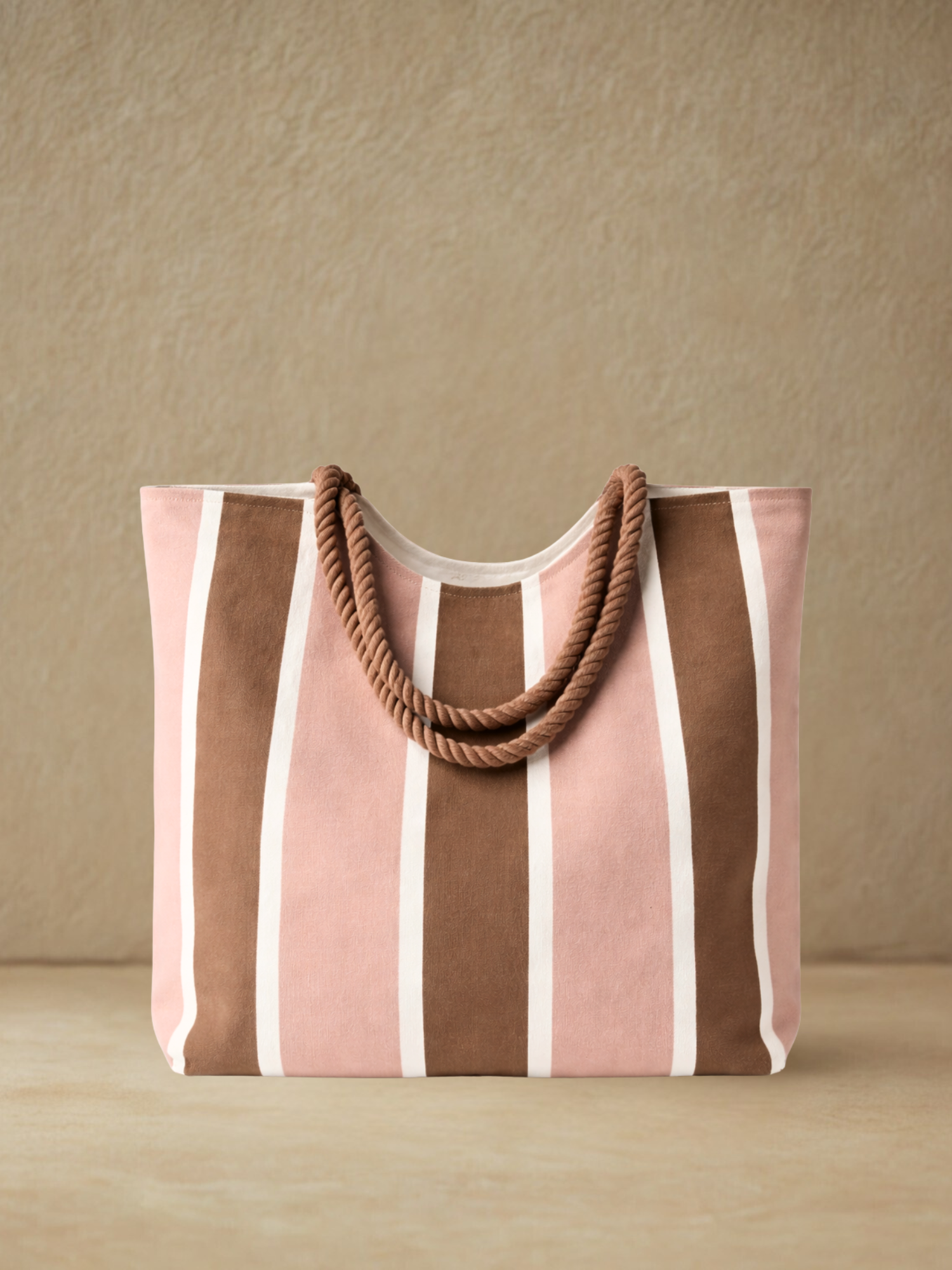 Canvas Tote Bag in Marshmallow Swirl