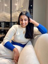 white pullover sweater minimal and impactful